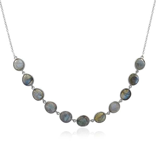 Labradorite Necklace model N5-009